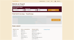 Desktop Screenshot of negrilresorthotels.com