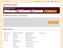 Tablet Screenshot of negrilresorthotels.com